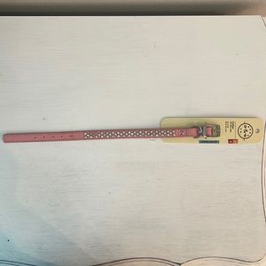 Pink dog collar